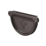 Заглушка желоба универсальная 125/90 Pural, Цвет RR 32,  Pural, Размер 125/90