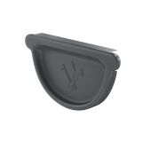 Заглушка желоба универсальная 125/90 Pural Matt, Цвет RR 23,  Pural Matt, Размер 125/90