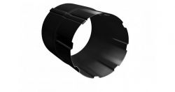 Соединитель трубы 125/90 Granite, Цвет Ral 9005,  Granite, Размер 125/90