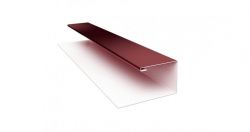 J-Профиль 18мм Drap-0,45 мм, Цвет Ral 3005, Покрытие Drap, Толщина металла 0,45 мм