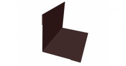 Угол внутренний 50х50 Pural с пленкой-0,5 мм, Цвет RR 887, Покрытие GreenCoat Pural с пленкой, Толщина металла 0,5 мм