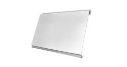 Сайдинг Вертикаль classic Satin 0,5 мм, Цвет Ral 9003, Покрытие Satin с пленкой, Толщина металла 0,5 мм