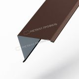 Планка торцевая 95х120 Purman 0,5 мм, Цвет Ral 8017, Покрытие PURMAN-20, Толщина металла 0,5 мм