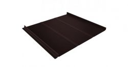 Кликфальц Line Quarzit lite 0,5 мм, Цвет Ral 8017, Покрытие Quarzit lite с пленкой, Толщина металла 0,5 мм