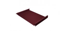 Кликфальц Satin 0,5 мм, Цвет Ral 3005, Покрытие Satin с пленкой, Толщина металла 0,5 мм