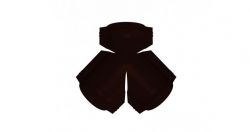 Тройник Y-образный Satin, Цвет RR 32, Покрытие Satin с пленкой, Толщина металла -