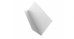 Планка примыкания 150х250 мм Satin, Цвет Ral 9003, Покрытие Satin с пленкой, Толщина металла 0,5 мм