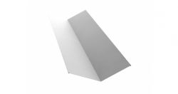 Ендова верхняя 145х145 мм Satin, Цвет Ral 9003, Покрытие Satin с пленкой, Толщина металла 0,5 мм