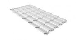 Металлочерепица Kredo Satin 0,5 мм, Цвет Ral 9003, Покрытие Satin, Толщина металла 0,5 мм