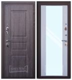 Дверь входная (С) ФИЛАДЕЛЬФИЯ ЗЕРКАЛО, Цвет Дуб филадельфия графит/Дуб филадельфия крем, Высота/Длина 2070, Открывание/Врезка правое, Ширина 960