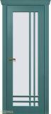 Дверь Омега 3 стекло, Цвет Бирюза cc 5019, Высота/Длина 2000, Ширина 600