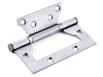 Петля дверная накладная 2BB-100 (K), Цвет Перламутровый хром